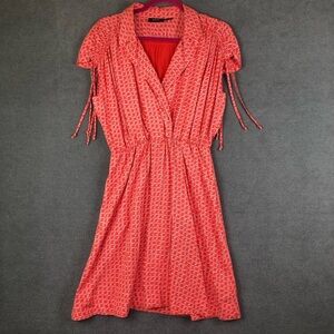 Anthropologie Maeve Carlotta Ruched Shirt Dress size S